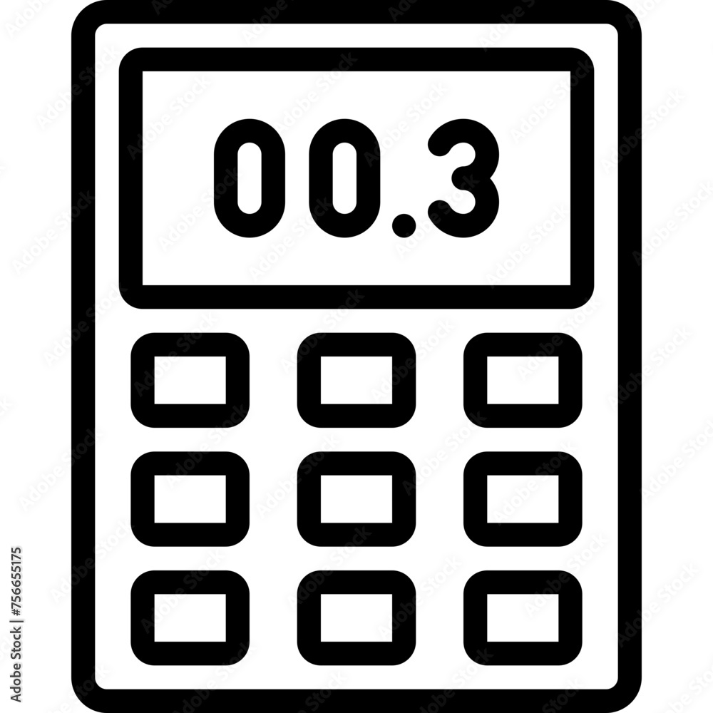 Money Calculator Icon Money Calculator Icon