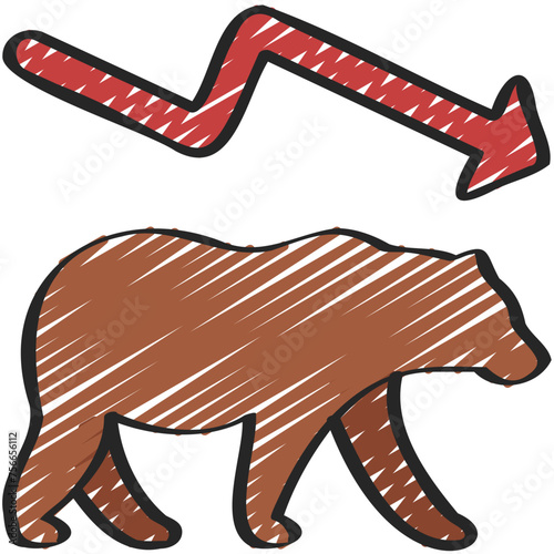 Bear Market Icon