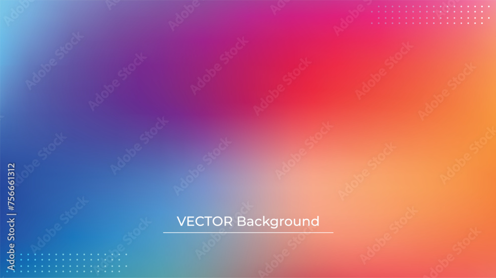 Smooth and blurry colorful gradient mesh background. Modern bright rainbow colors. Easy editable soft colored vector banner template. Premium quality Smooth and blurry colorful gradient mesh background. Modern bright rainbow colors. Easy editable soft colored vector banner template. Premium quality