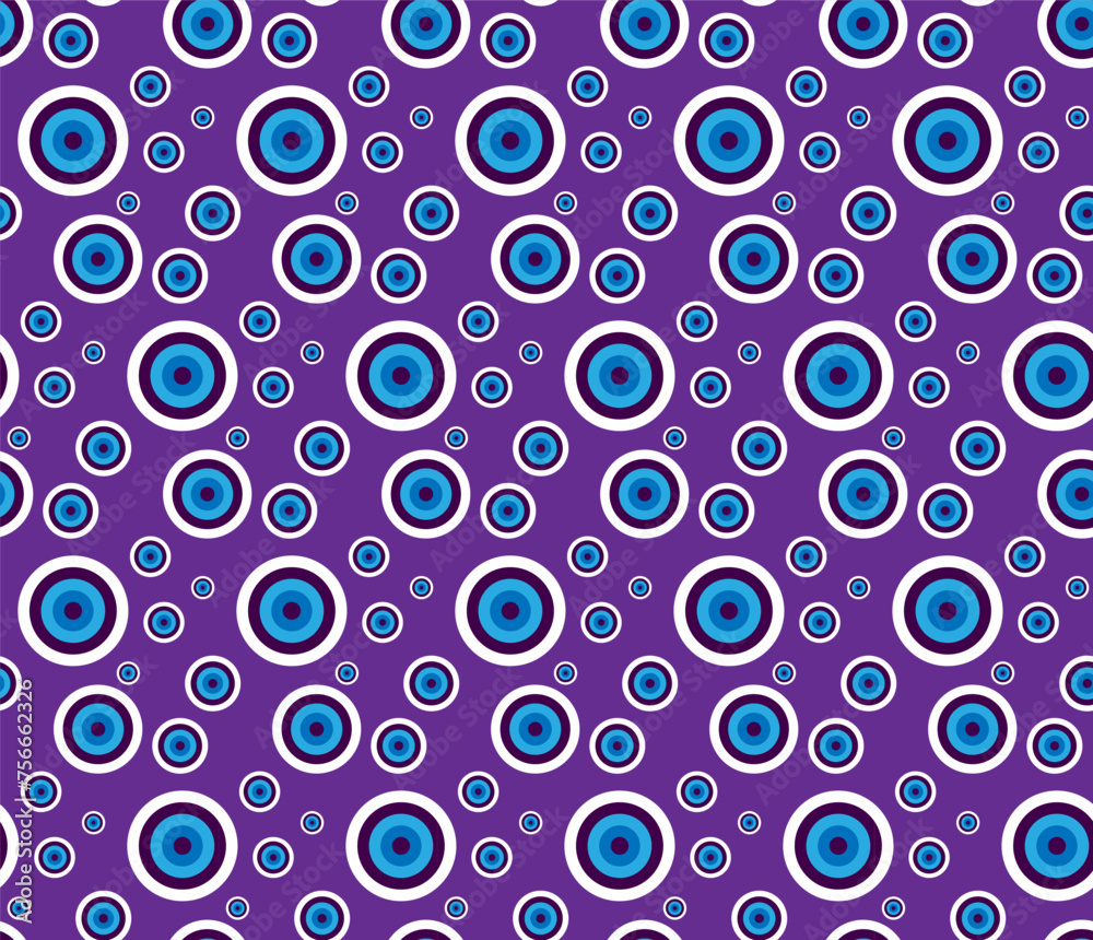 simple circles pattern violet background