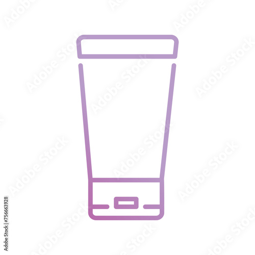 sunscreen icon with white background vector stock illustration