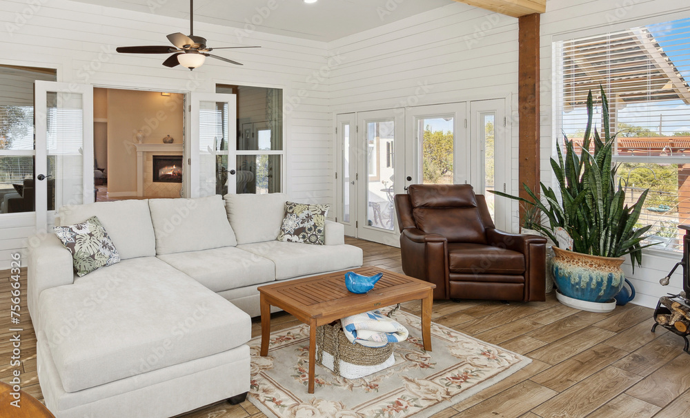 Fototapeta premium a home living room