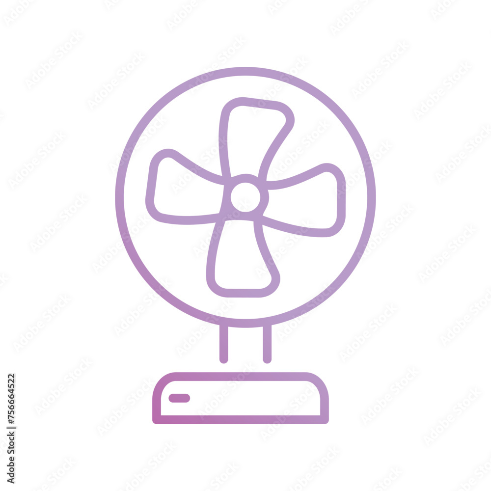 fan icon with white background vector stock illustration fan icon with white background vector stock illustration