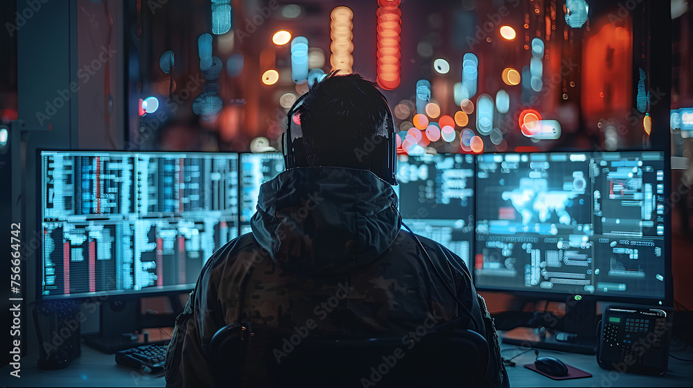 Military watchdogs are working on a city monitoring operation at the Central Office for Cyber Control.
Military watchdogs are working on a city monitoring operation at the Central Office for Cyber Control.
