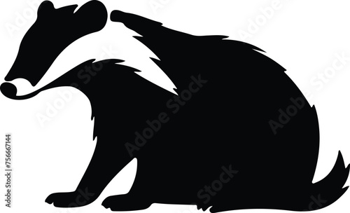 badger silhouette