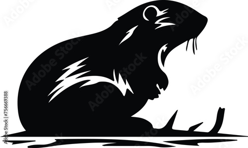 beaver silhouette