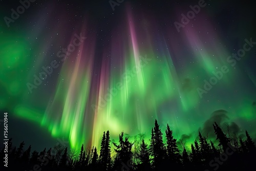 Captivating Display Of The Northern Lights © SaroStock
