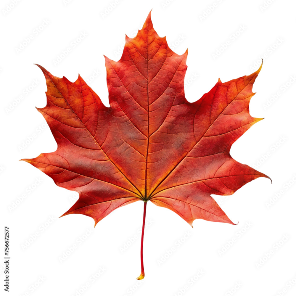 Autumn maple leaf isolated on transparent background. Autumn maple leaf isolated on transparent background.