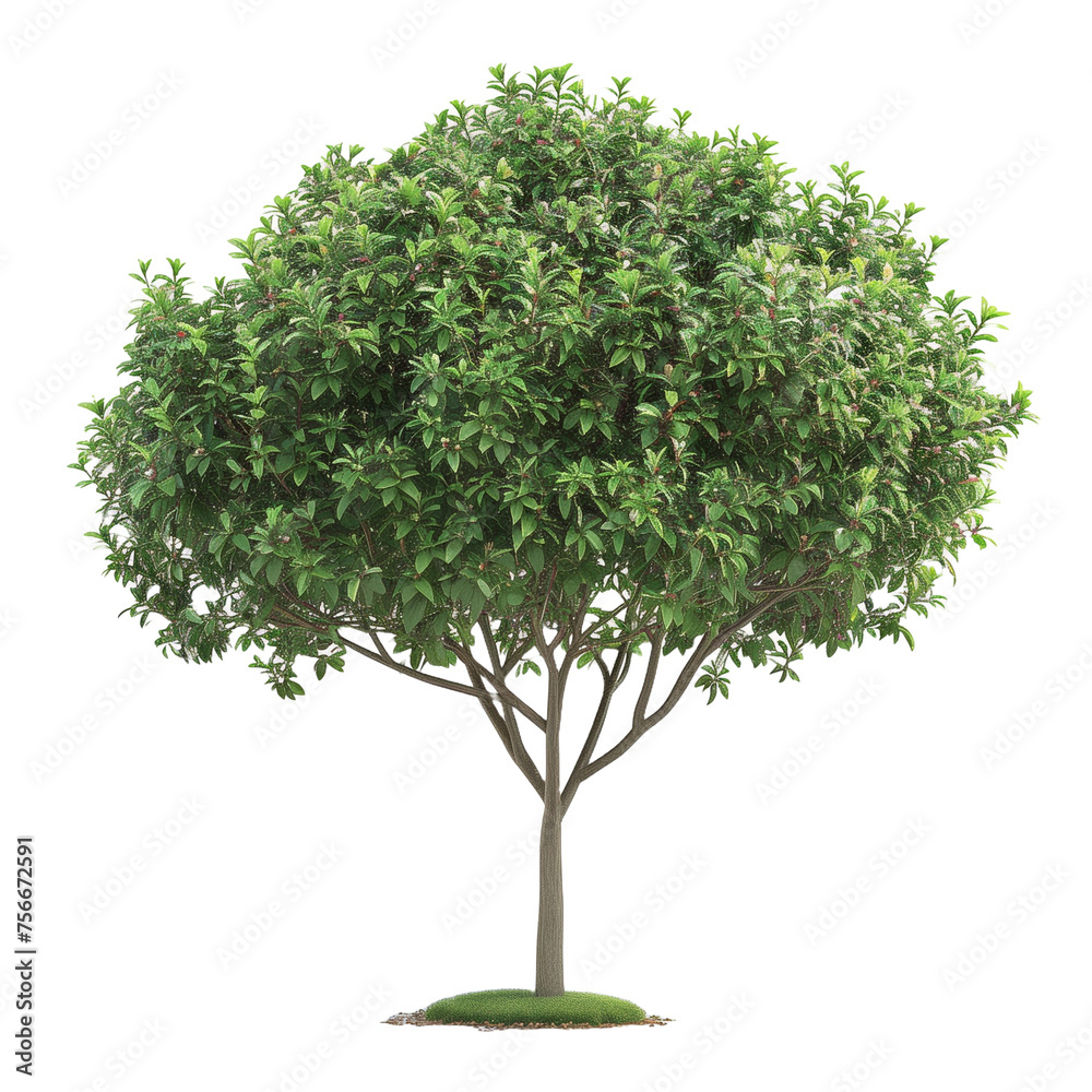 a realistic oak tree with a white background, PNG cutout on transparent a realistic oak tree with a white background, PNG cutout on transparent