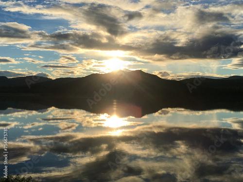 Lake Reflection Sunset