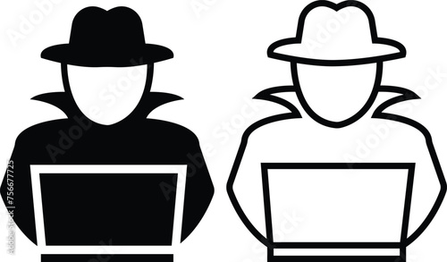 Theft icon vector set , logo concept of Theft sign isolated on transparent background, filled black symbol, Element of negative character traits icon. Premium quality graphic design . Sign and symbol.