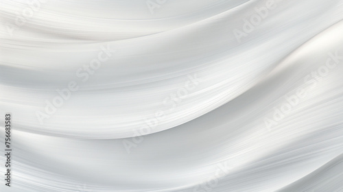 Silver Curves Texture, Sleek, Monochrome Elegance, Contemporary Abstract Background with Copy Space