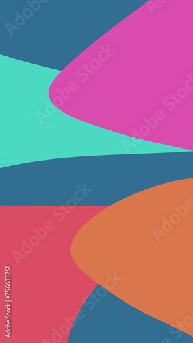 Abstract Background Colorful Vertical Size