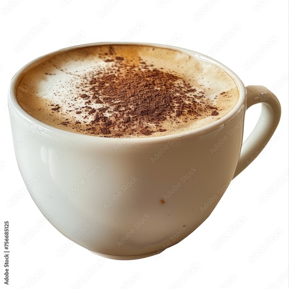 Cappuccino with Cinnamon Spice on Top Cappuccino with Cinnamon Spice on Top
