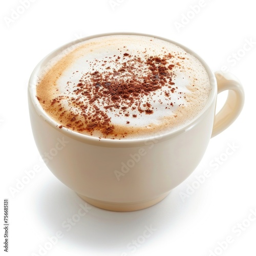 Cappuccino with Cinnamon Spice on Top