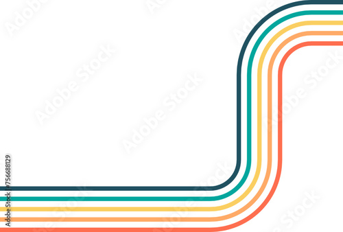 Retro Rainbow Corner