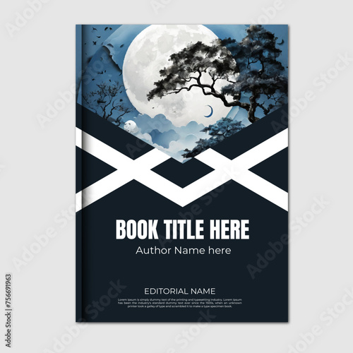 Vector Modern Book Cover Design	