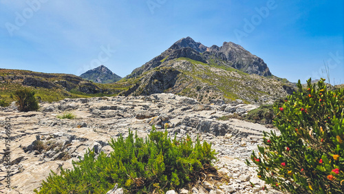 Adventurous hiking routes that extend along the northwest mountain ranges of Mallorca, Spain
