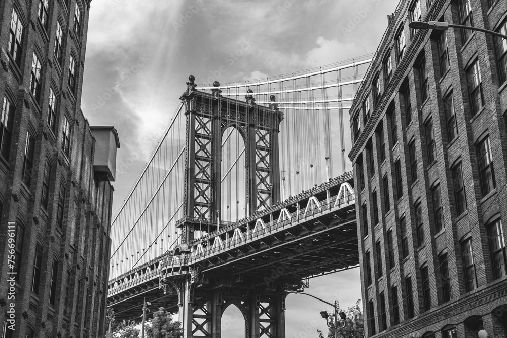 Obraz premium Manhattan Bridge, Manhattan, New York