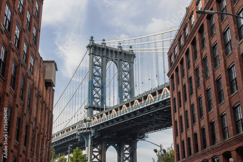 Bridge from Brooklyn  New York