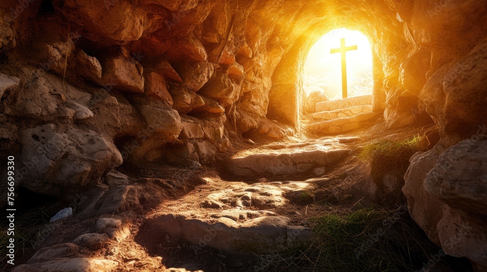 Divine Rebirth: Empty Tomb and Resurrected Savior