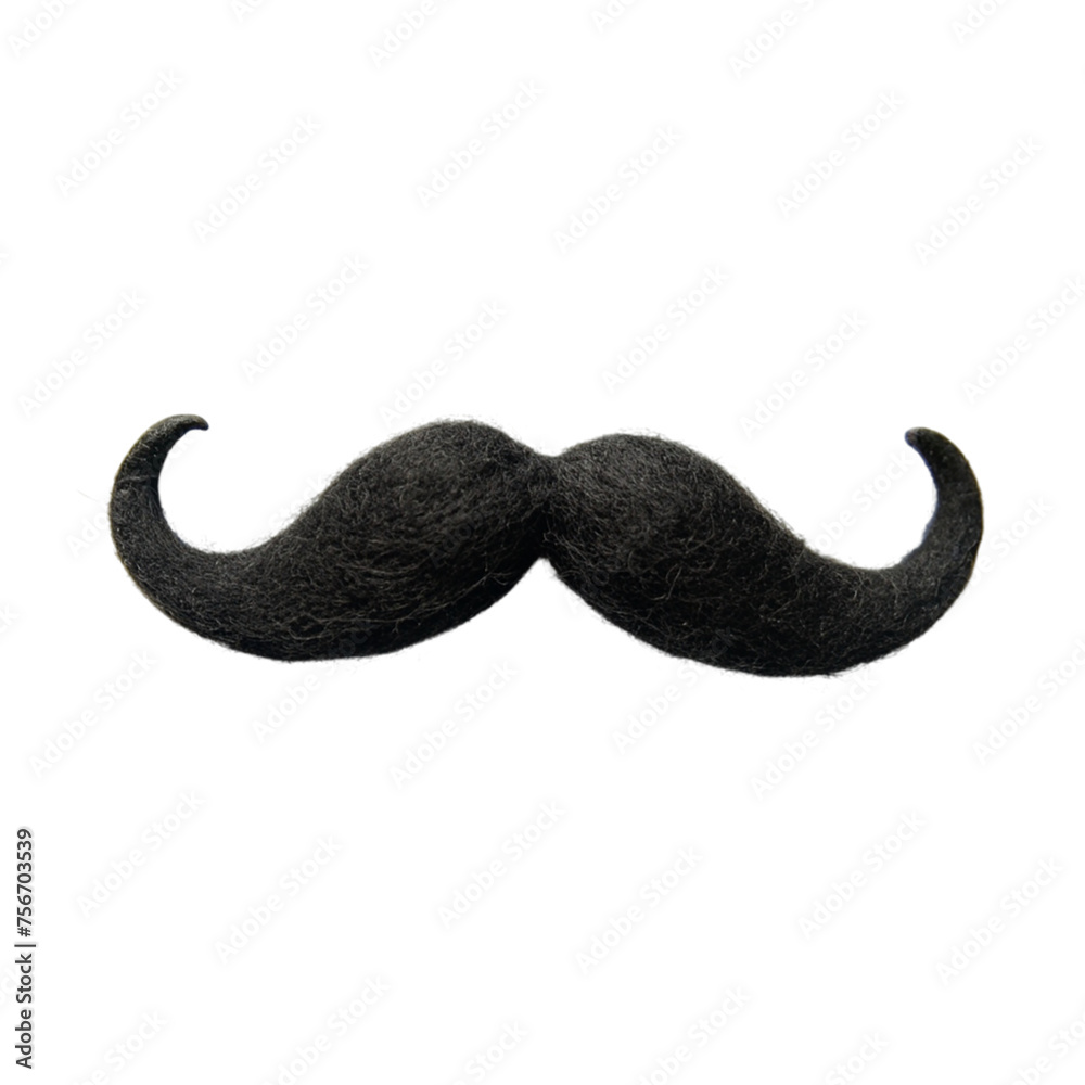 Mustache isolated on transparent background. Mustache isolated on transparent background.