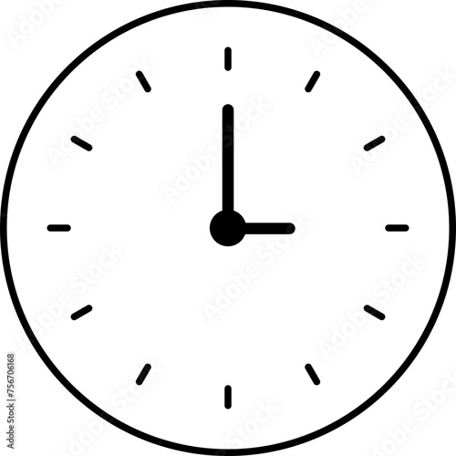 Round Clock