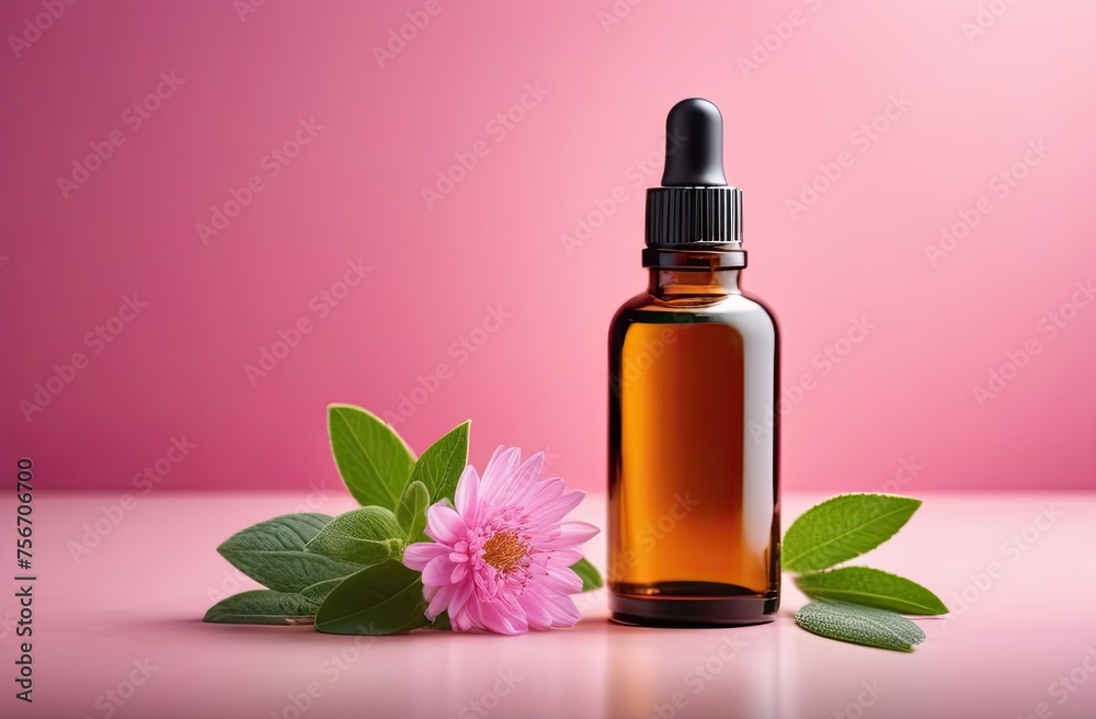 Glass dropper bottle with a pippette with rubber tip on the beautiful background. Nature Skin concept. Organic Spa Cosmetics. Eco friendly care organic Cosmetic product. Beauty treatment. Spa Concept. Glass dropper bottle with a pippette with rubber tip on the beautiful background. Nature Skin concept. Organic Spa Cosmetics. Eco friendly care organic Cosmetic product. Beauty treatment. Spa Concept.