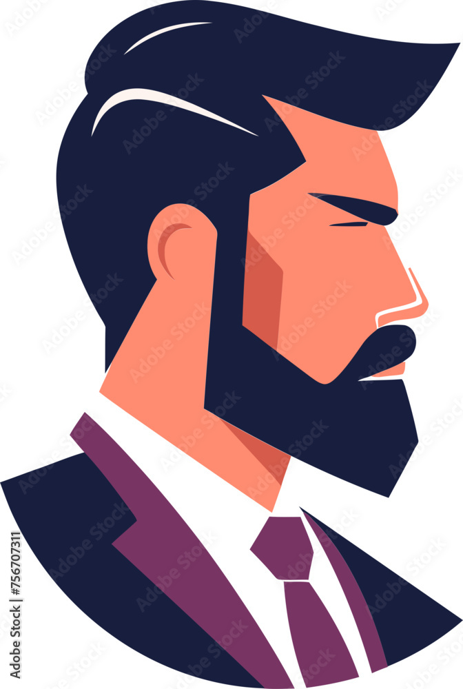 Corporate Excellence Professional Man Vector