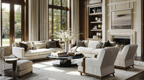 Transitional Tranquility: Experience the seamless blend of traditional and contemporary design elements in transitional interiors. Discover rooms, furniture, and decor that strike the perfect balance 
