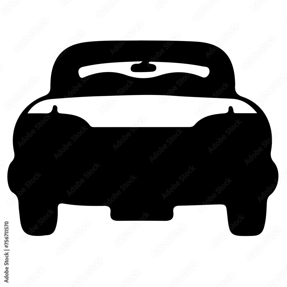 Obraz premium car silhouette 