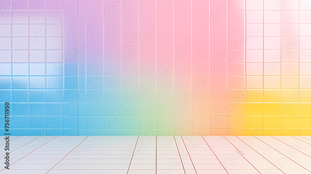 Colorful walls and bricks Colorful walls and bricks
