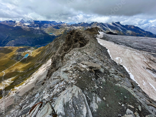 Epic Ridge Walk: High-Altitude Trail with Glacier Views, Val d'Isere, aiguille de la grande sassière, France