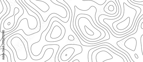 abstract white wave paper curved reliefs background. Topography map pattern, Geographic curved, vector illustration. seamless textrue, vintage waves. Panorama view multicolor wave curve line.