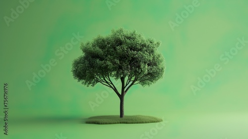 Green trees isolated on white background. Forest and foliage in summer. Row of trees and shrubs.