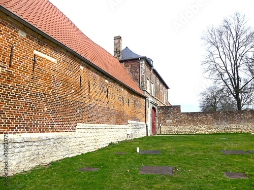 Waterloo, March 2024 - Visit to the Hougoumont farm, emblematic site of the battle between the French led by Napoleon BONAPARTE and the allied troops led by the Duke of Wellington. photo