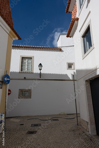 Interior of the courtyard of the Citadel of the Palace of Cascais