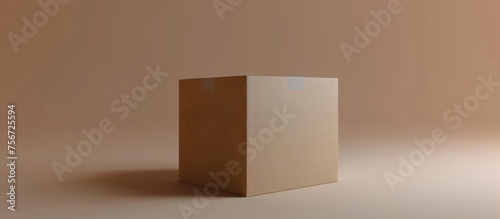 one realistic box mockup