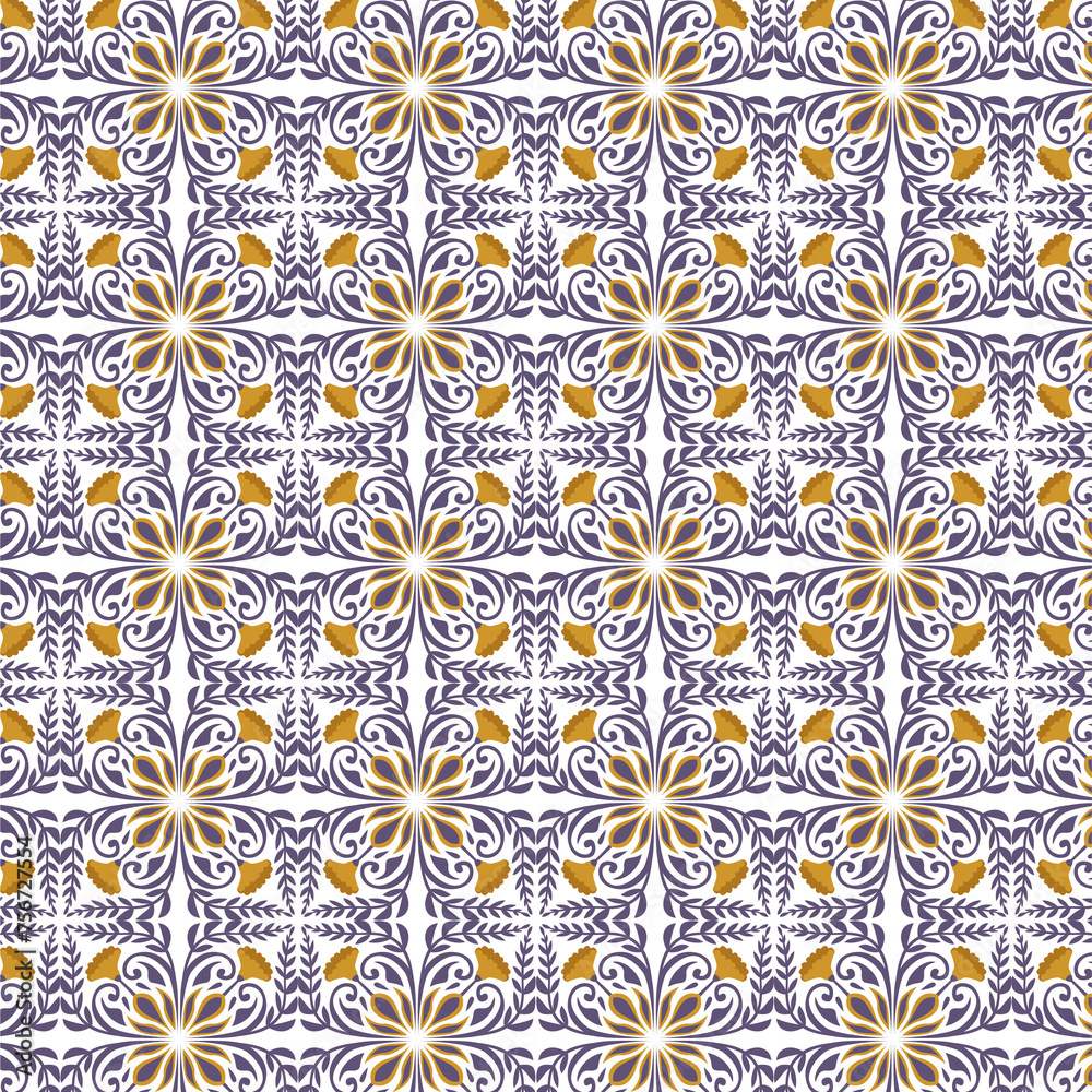 Moroccan Arabic pattern decorative design 