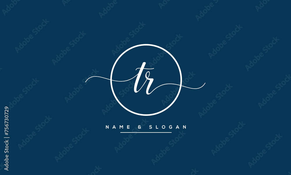 TR, RT, T, R, Abstract Letters Logo monogram TR, RT, T, R, Abstract Letters Logo monogram