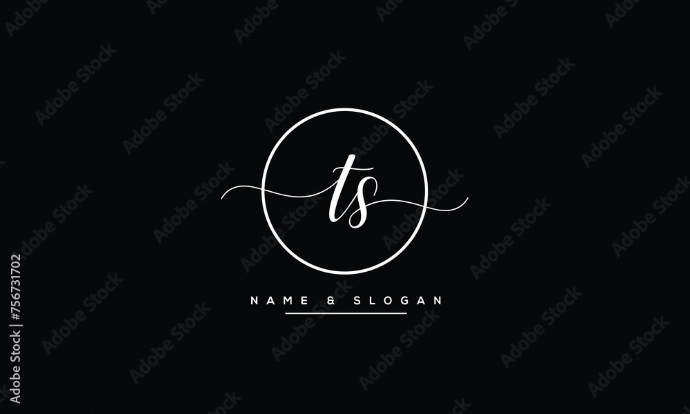 TS, ST, T, S, Abstract Letters Logo Monogram TS, ST, T, S, Abstract Letters Logo Monogram