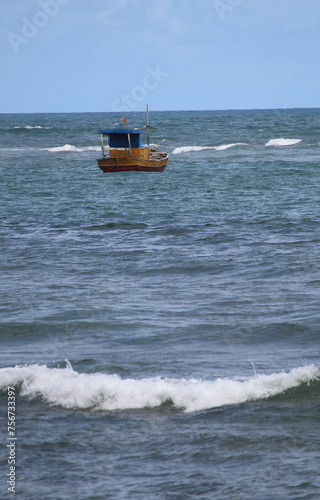 boat on the sea