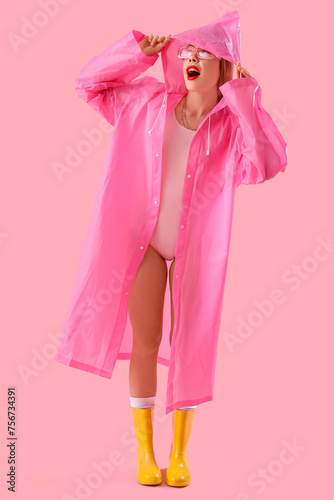 Beautiful stylish woman in ...