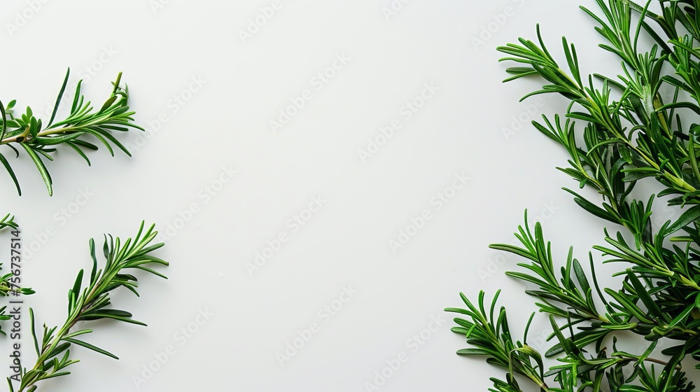 Fototapeta premium rosemary sprigs.