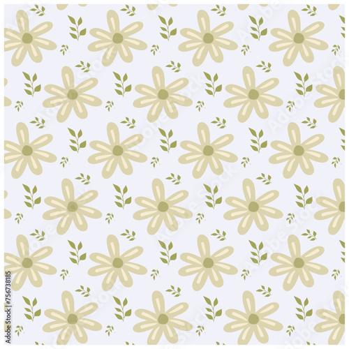 seamless pattern with flowers