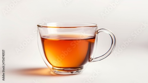 tea in a mug.
