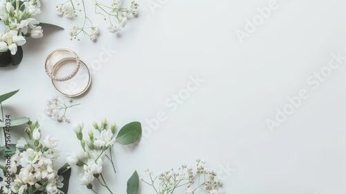 wedding rings background.