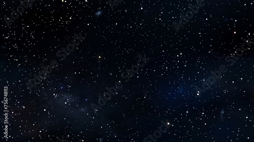 Starry Night Sky with Realistic Tiles Generative AI