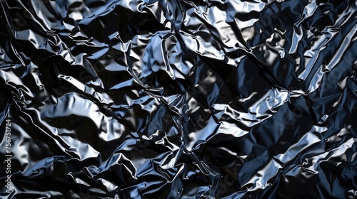 Close up of a shiny foil sheet, versatile for various projects