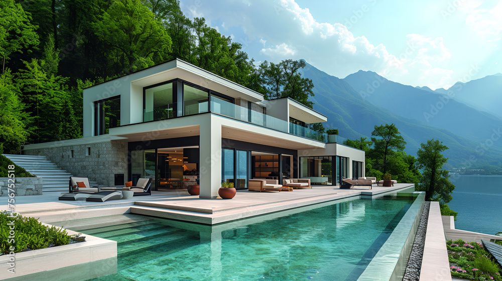Modern luxury Scandinavian Style Villa 